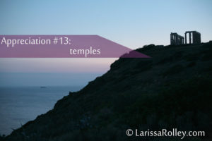 Appreciation #13: temples