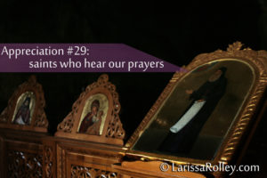 Appreciation #29: saints who hear our prayers 