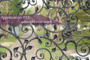 Appreciation #33: wrought iron work 