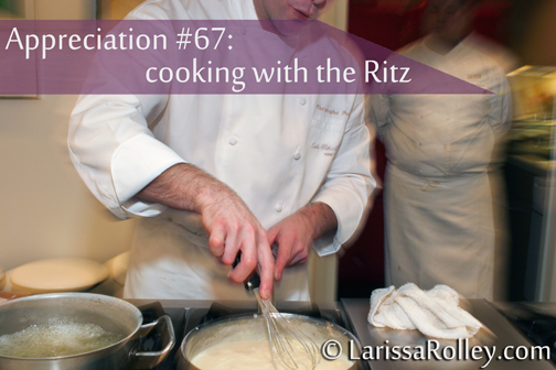 Appreciation #67: cooking with the Ritz