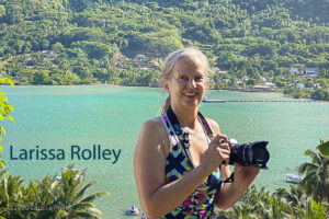 Larissa Rolley in Bora Bora