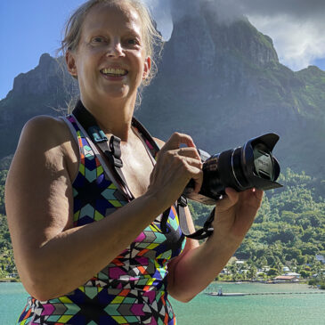 Larissa Rolley in Bora Bora